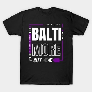 BALTIMORE CITY ABSTRACT DESIGN T-Shirt